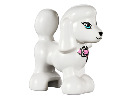 Собака Lego 11575pb01 Dog, Friends, Poodle with Bright Light Blue Eyes U